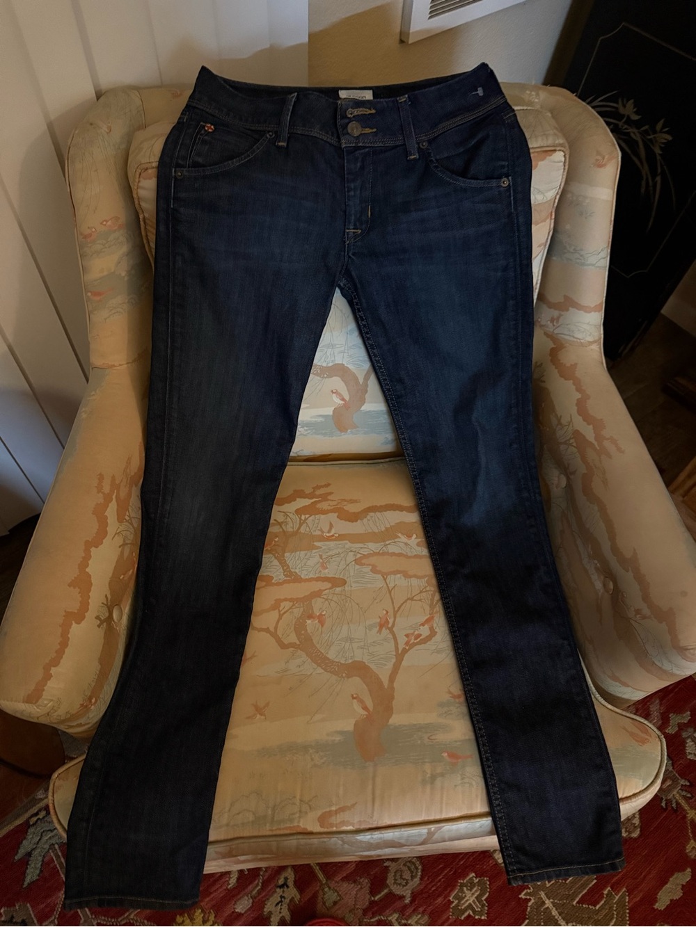 Hudson Jeans Dark Indigo Skinny Jeans